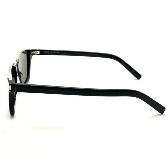 NEW SAINT LAURENT SL365 002 BLACK AUTHENTIC SUNGLASSES 53-17 140 W/CASE ITALY - Picture 3 of 4